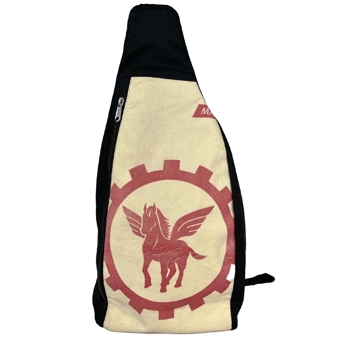 one strap sling stlye recycled backpack - pegasus