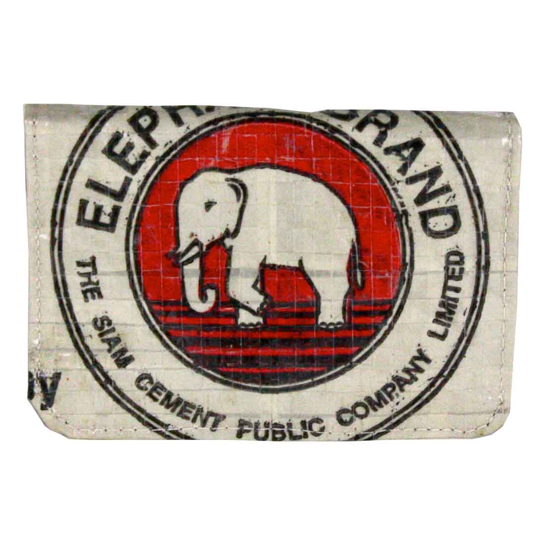 recycled cement cardholder - elephant design