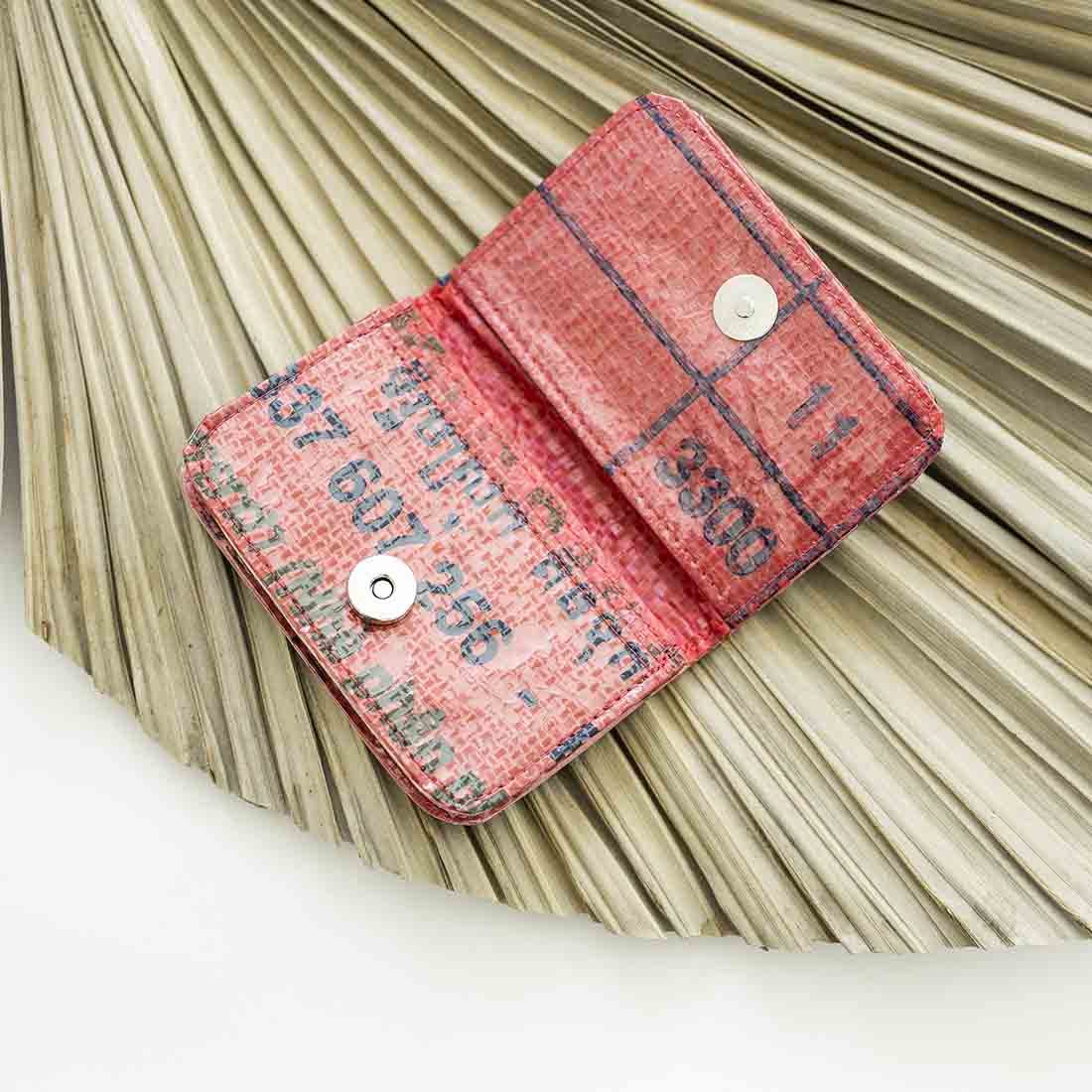 recycled mini wallet