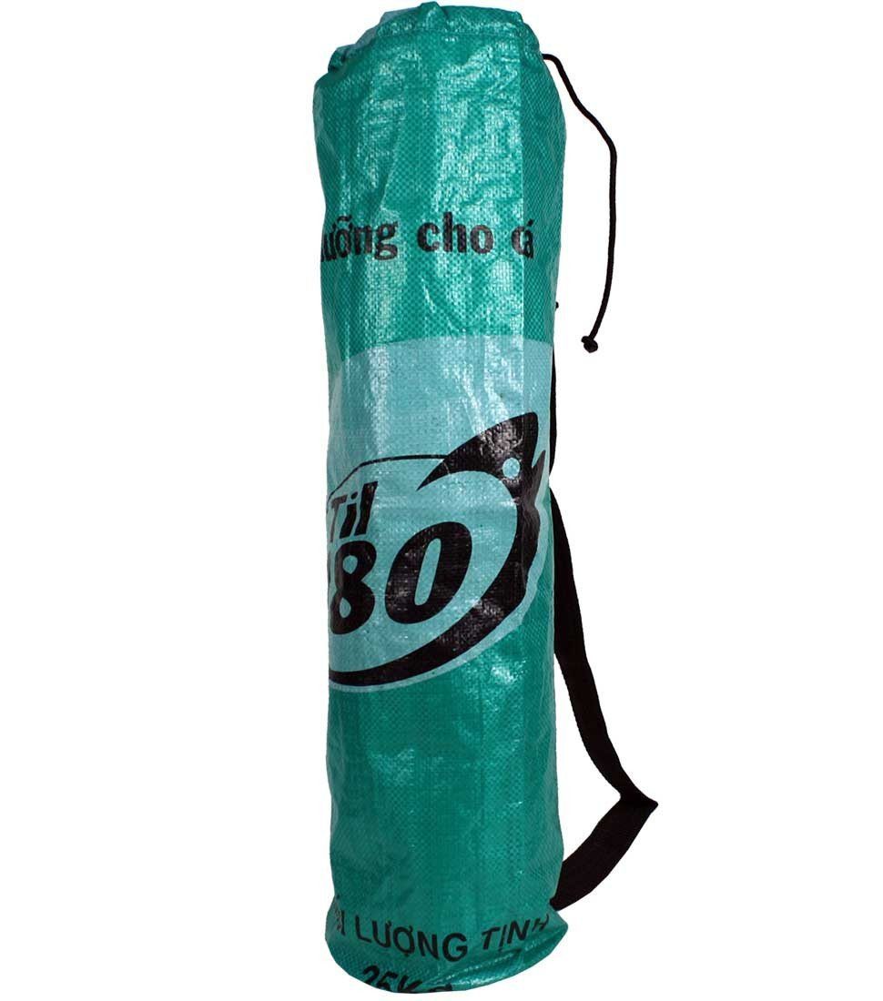 recycled yoga mat bag - green