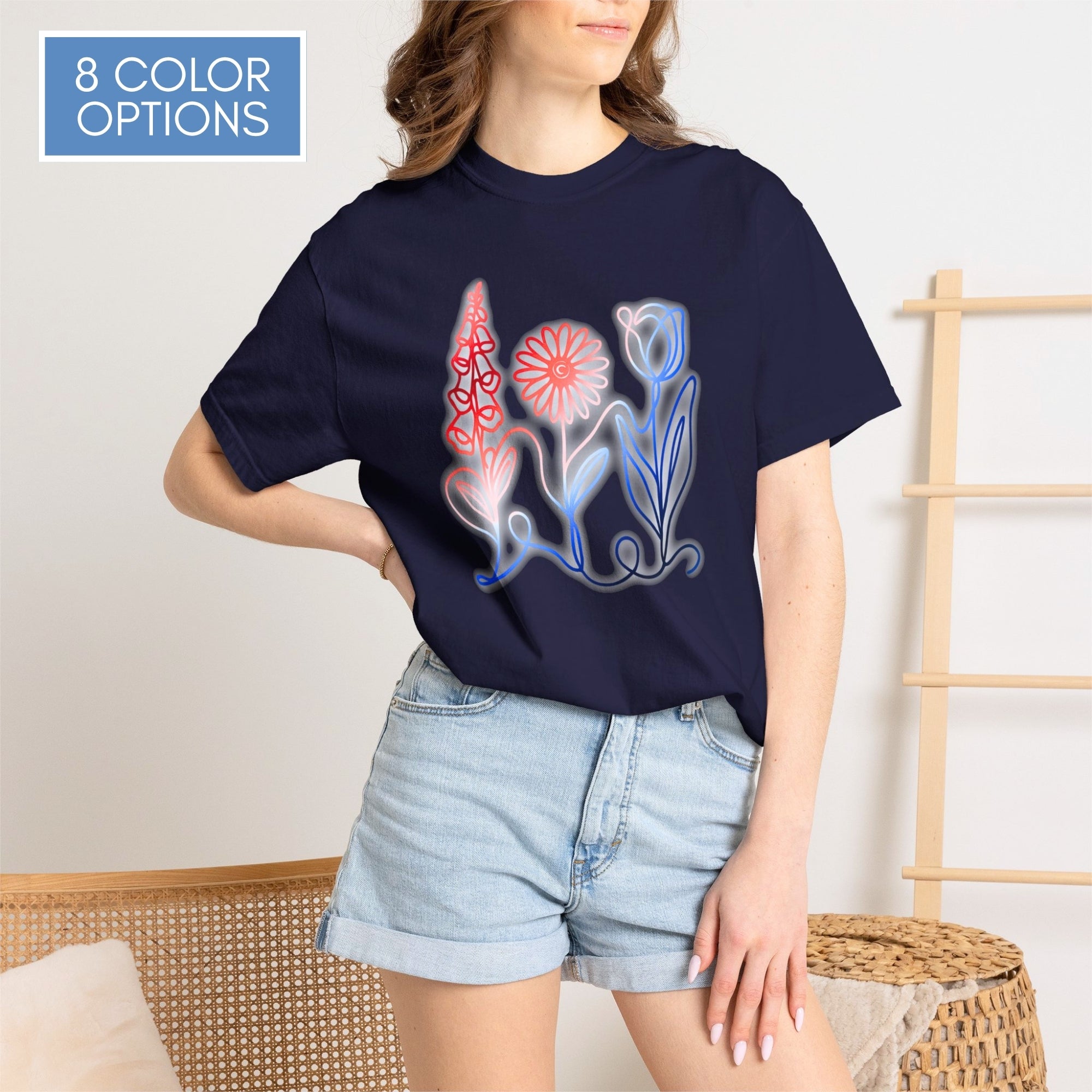 red-white-and-blue-foxglove-daisy-tulip-unisex-crewneck-tee-comfort-colors-tshirt-subtle-anti-trump-apparel