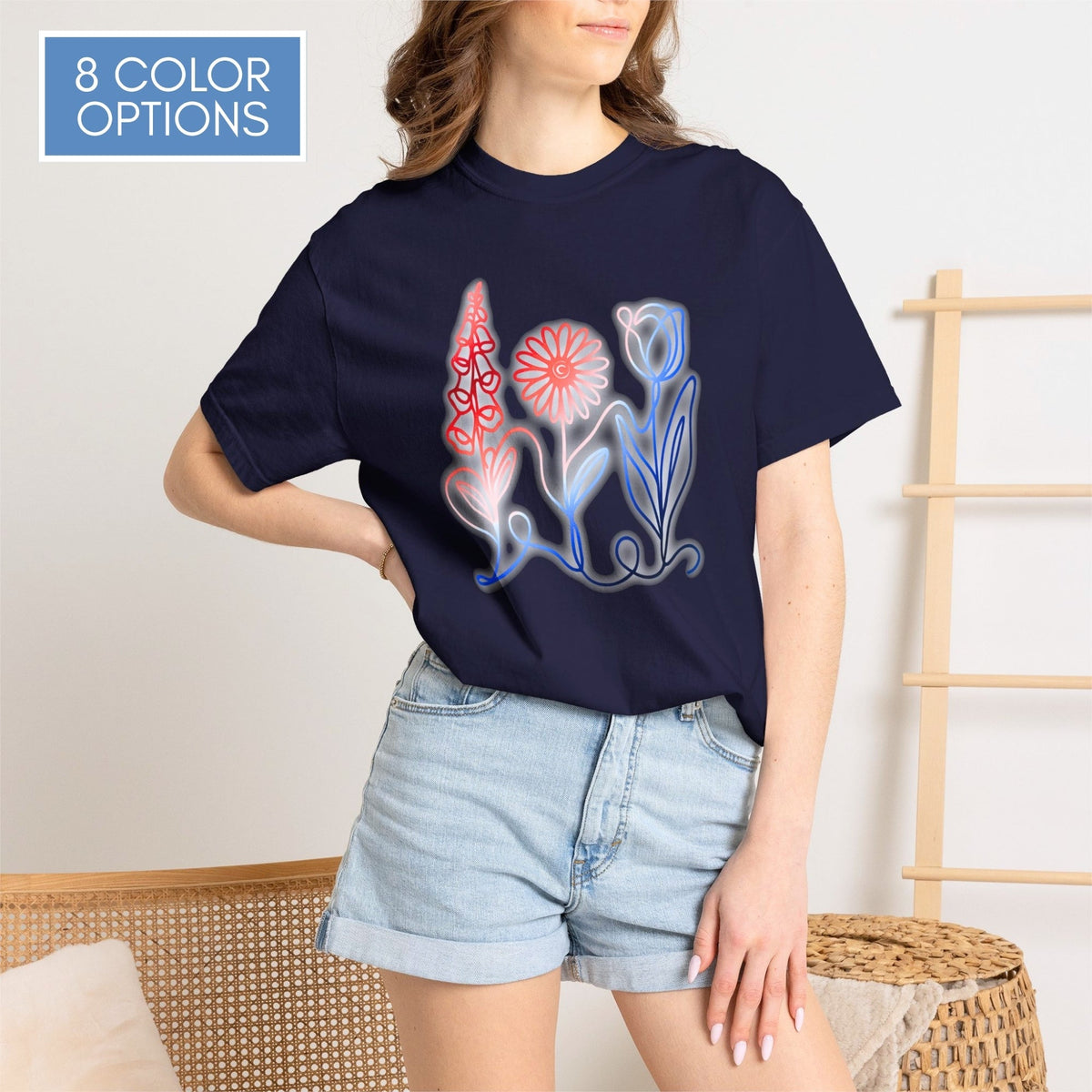 red-white-and-blue-foxglove-daisy-tulip-unisex-crewneck-tee-comfort-colors-tshirt-subtle-anti-trump-apparel