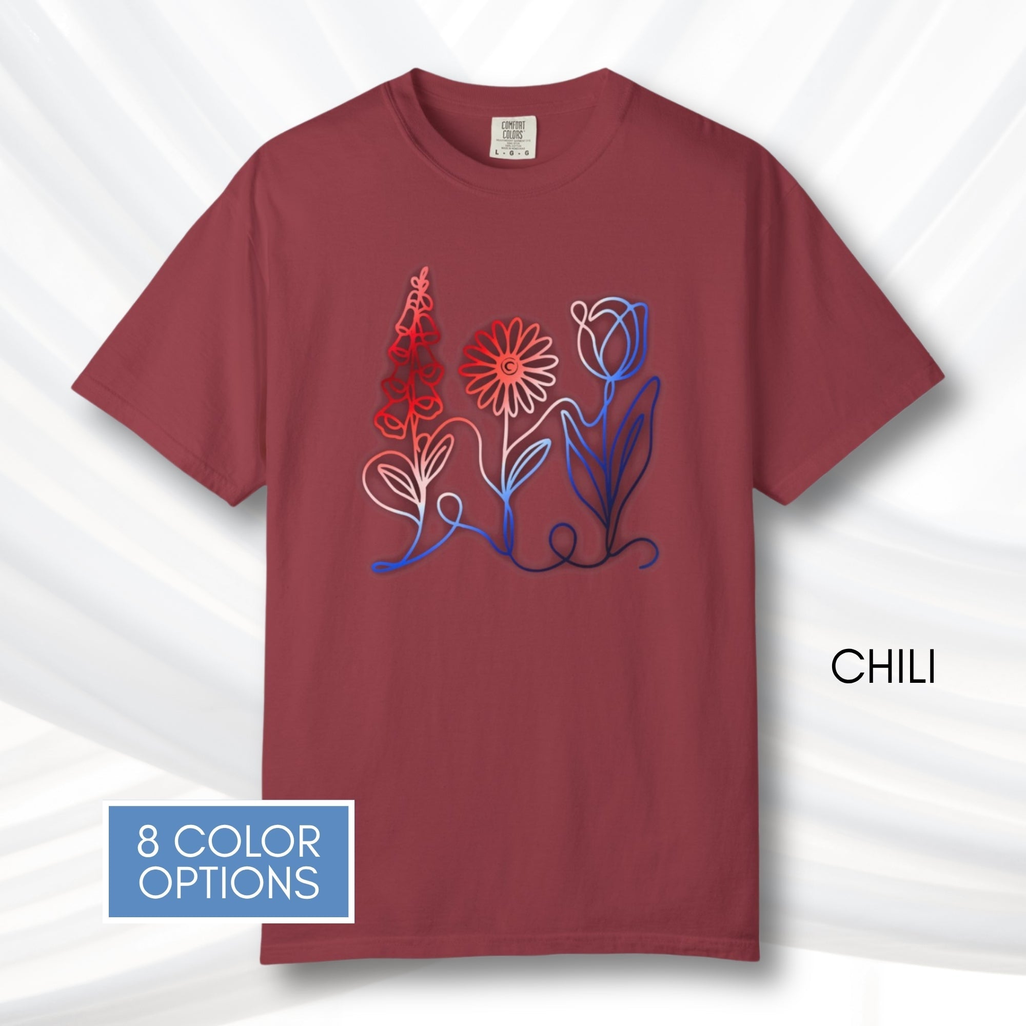 red-white-and-blue-foxglove-daisy-tulip-unisex-crewneck-tee-comfort-colors-tshirt-subtle-anti-trump-apparel-chili