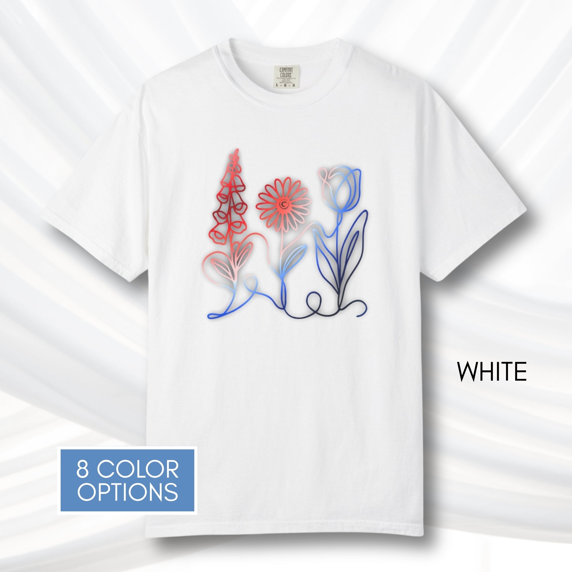red-white-and-blue-foxglove-daisy-tulip-unisex-crewneck-tee-comfort-colors-tshirt-subtle-anti-trump-apparel-white