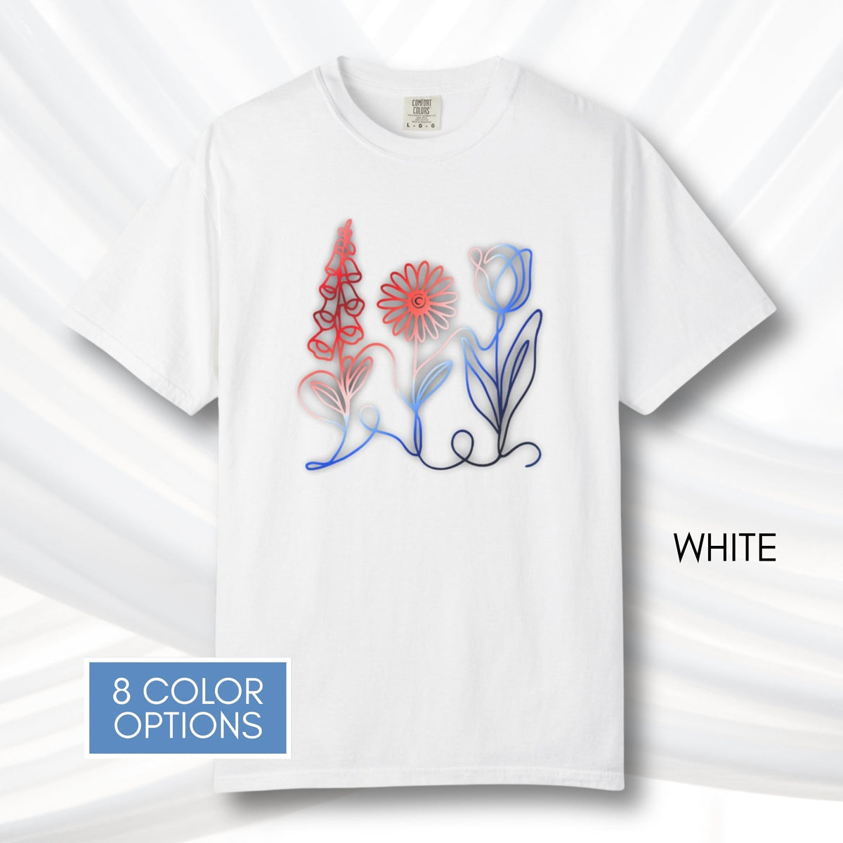 red-white-and-blue-foxglove-daisy-tulip-unisex-crewneck-tee-comfort-colors-tshirt-subtle-anti-trump-apparel-white