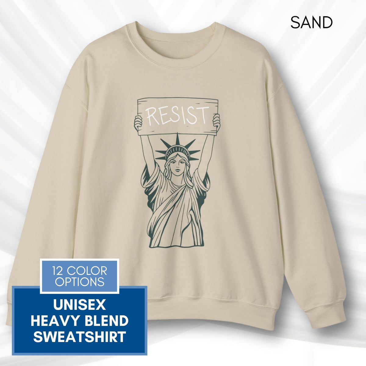 resist-statue-of-liberty-crewneck-sweatshirt-unisex-political-activist-protest-top