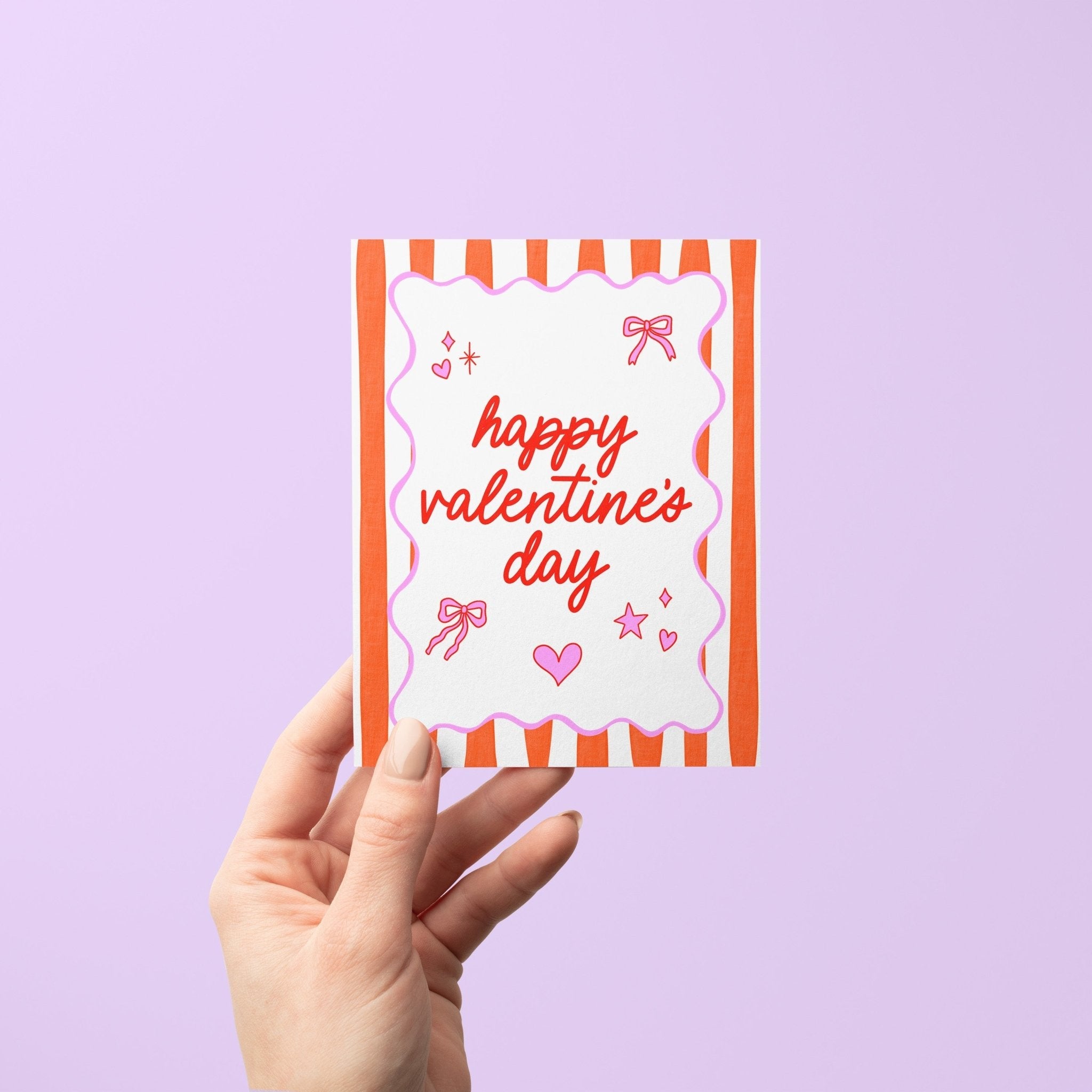 Retro Stripes Valentine&