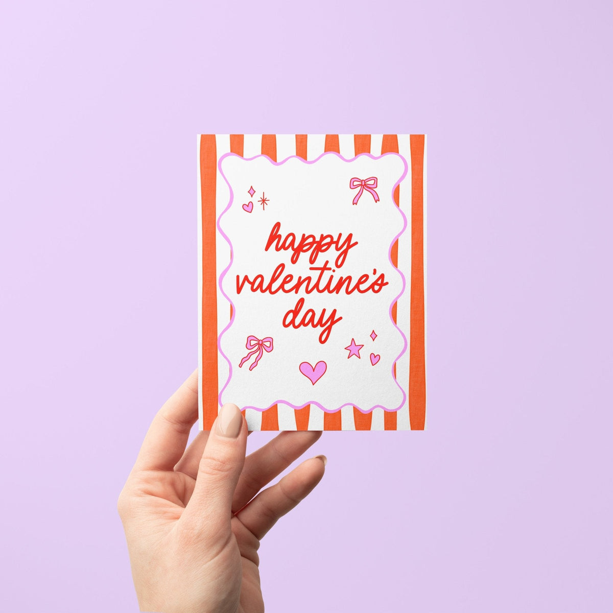 Retro Stripes Valentine&