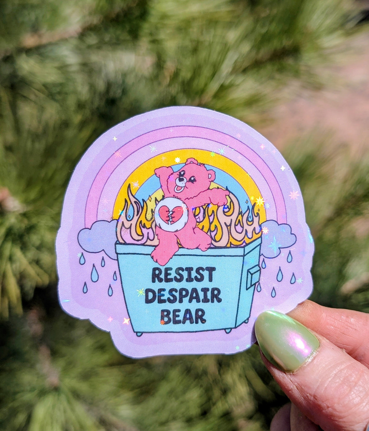 Anti-fascist Feminist Vinyl Sticker