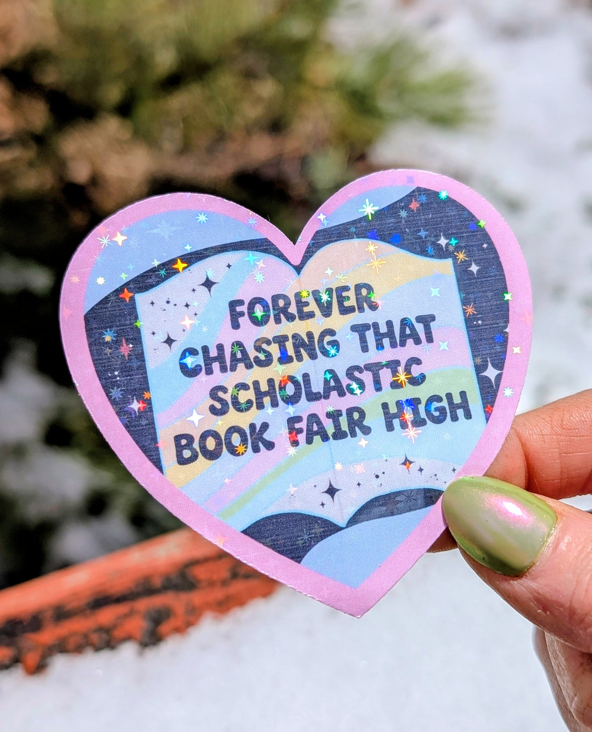 Book Fair Feminist Vinyl Sticker