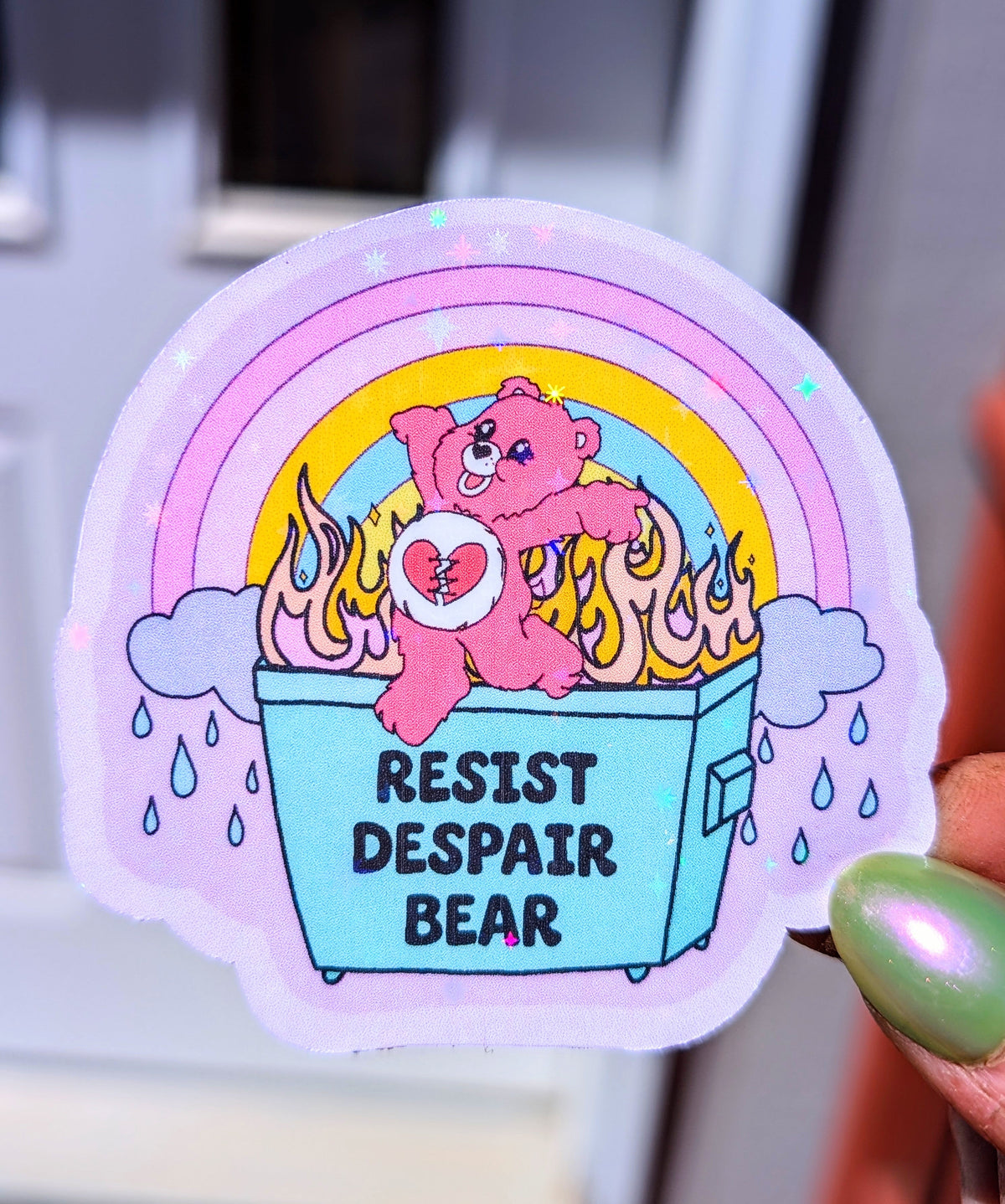 Anti-fascist Feminist Vinyl Sticker