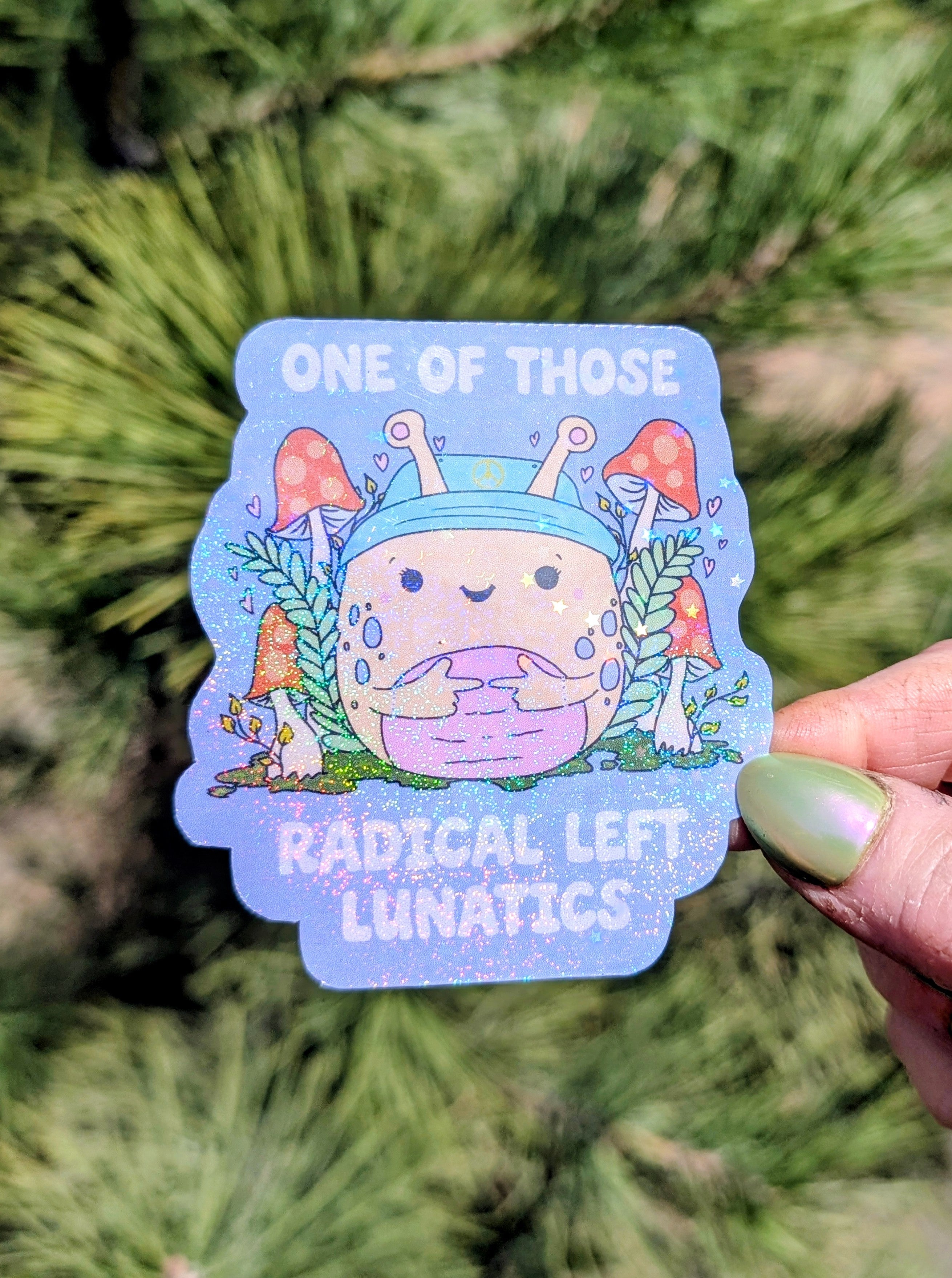 Anti Fascist RLS Inspirational Feminist Vinyl Sticker
