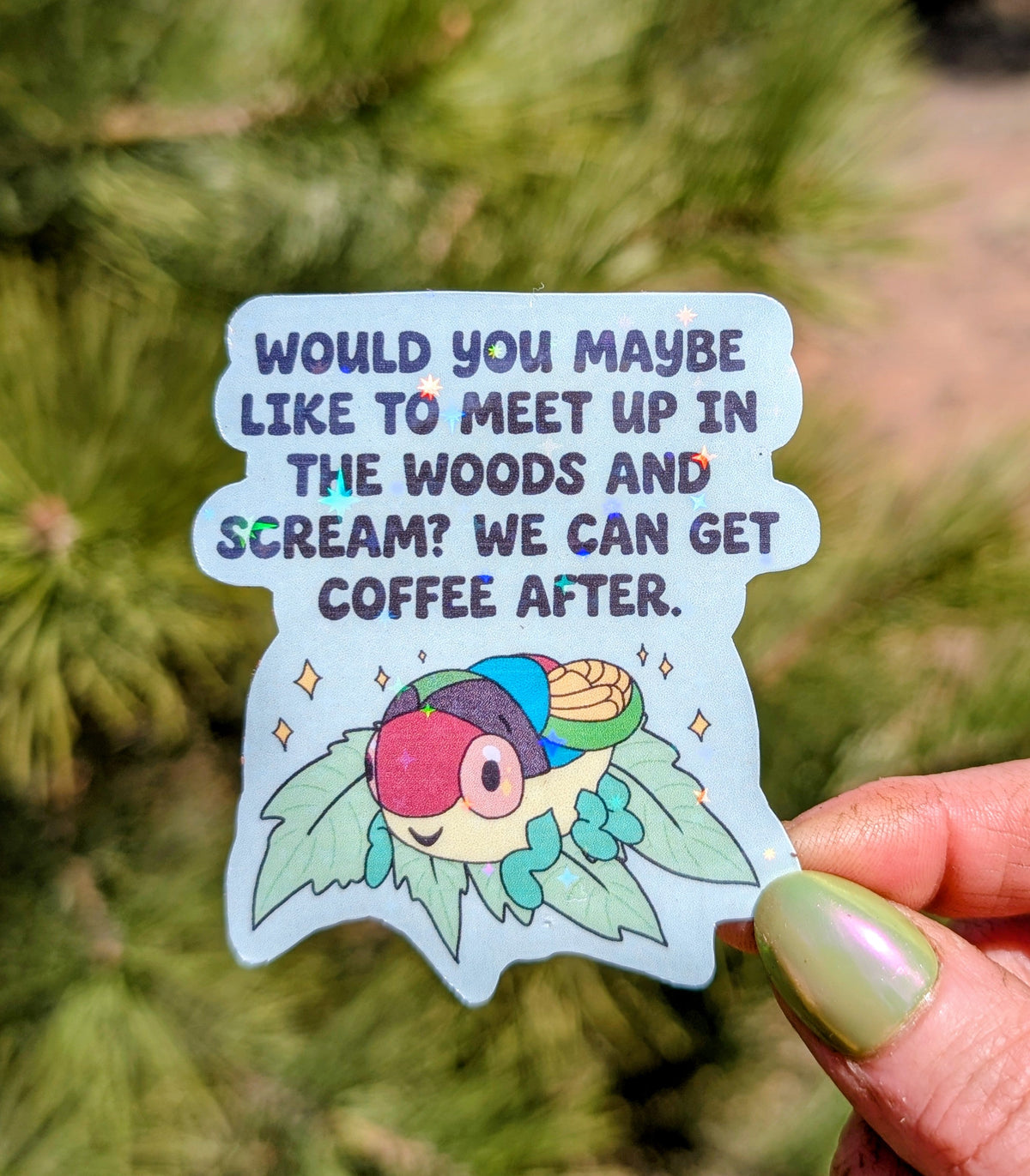 Feminist Coffee Witch Vinyl Sticker