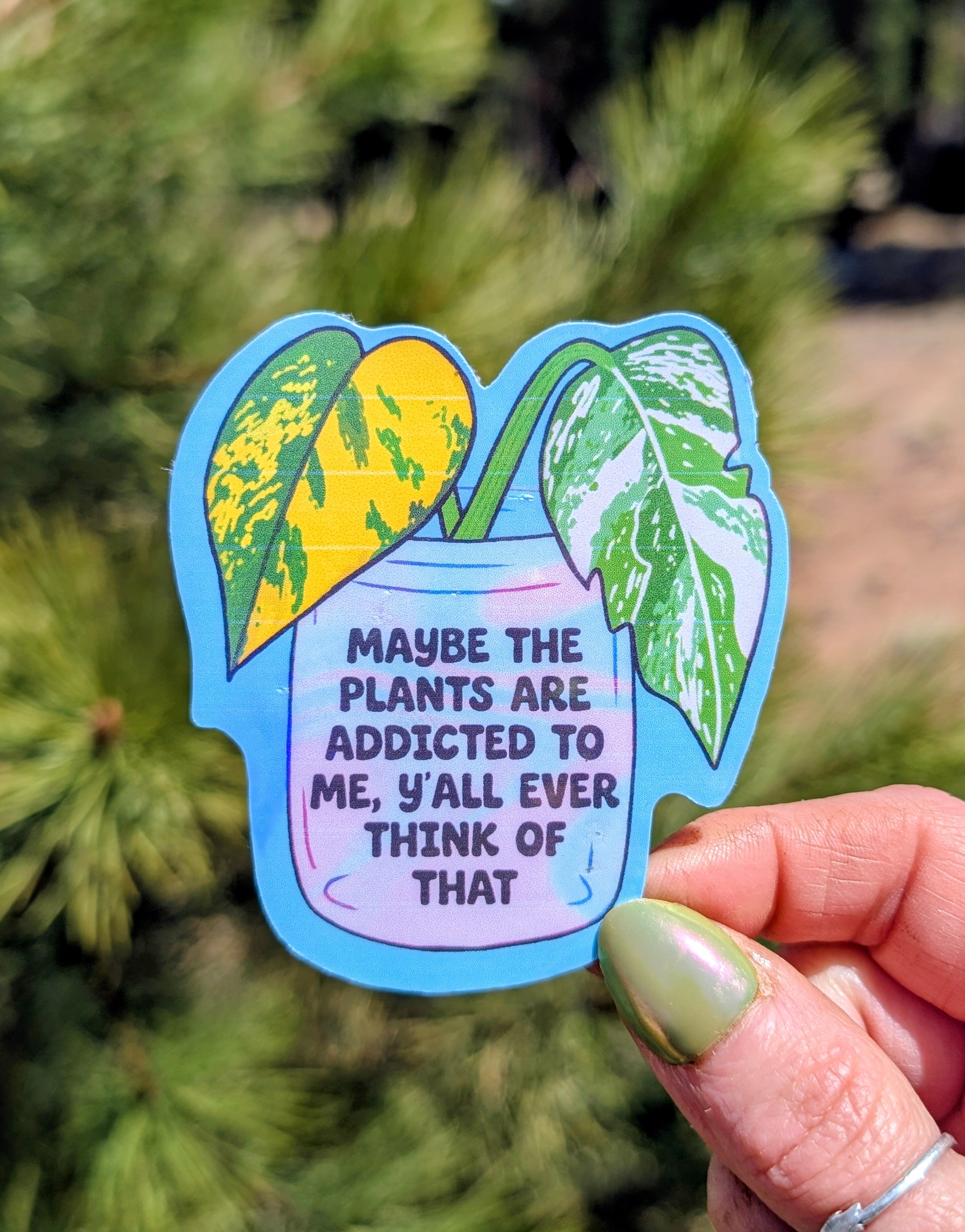 Plant Mom Vinyl Sticker