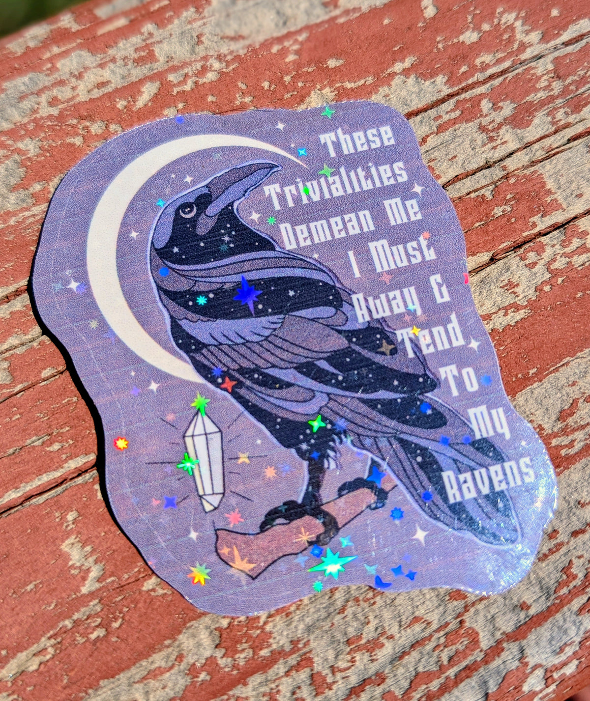 Gothic Witch Inspirational Feminist Vinyl Sticker