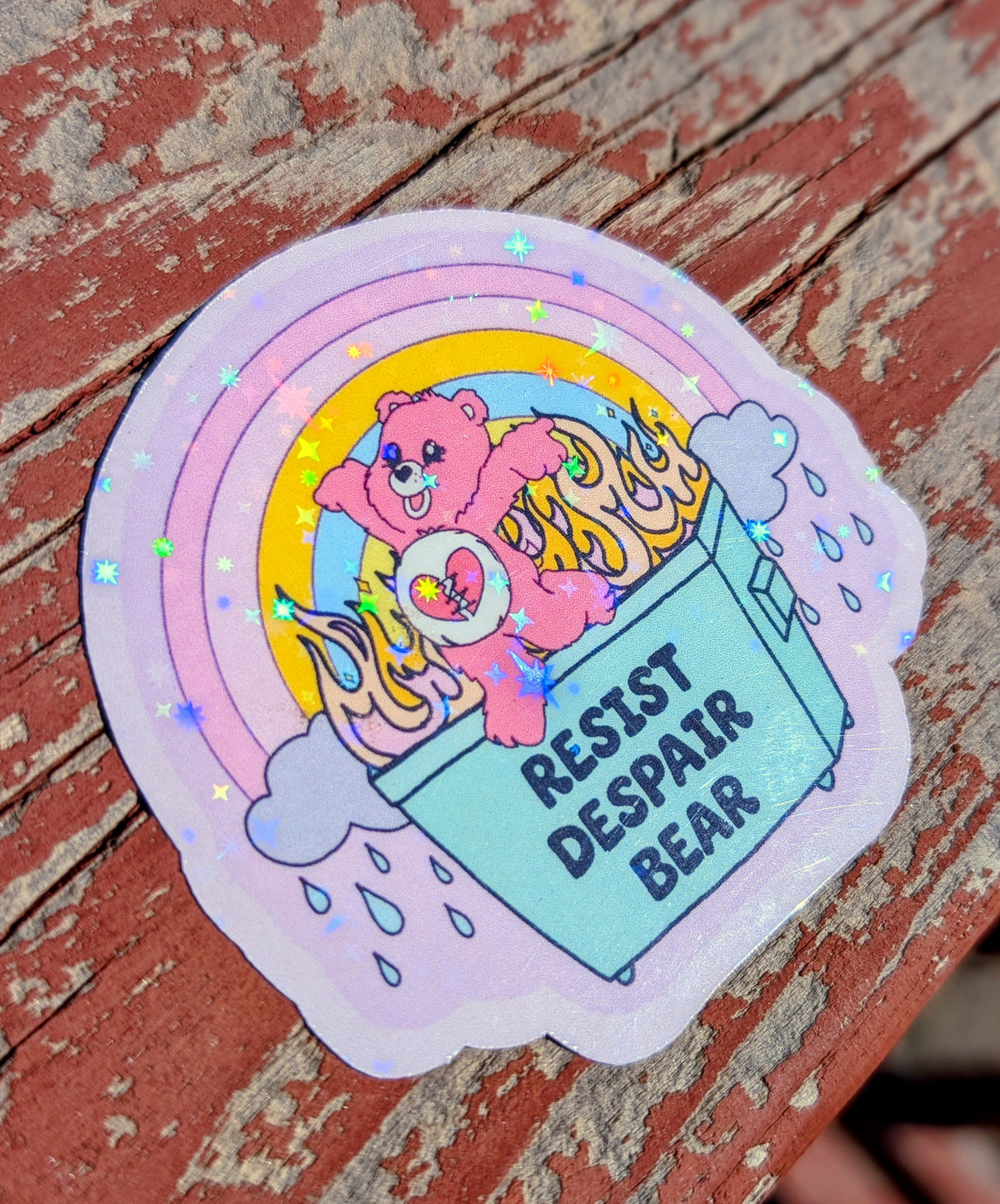 Anti-fascist Feminist Vinyl Sticker
