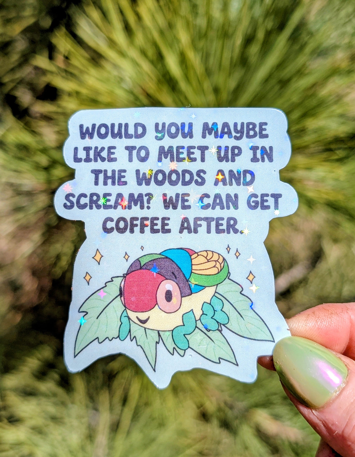 Feminist Coffee Witch Vinyl Sticker