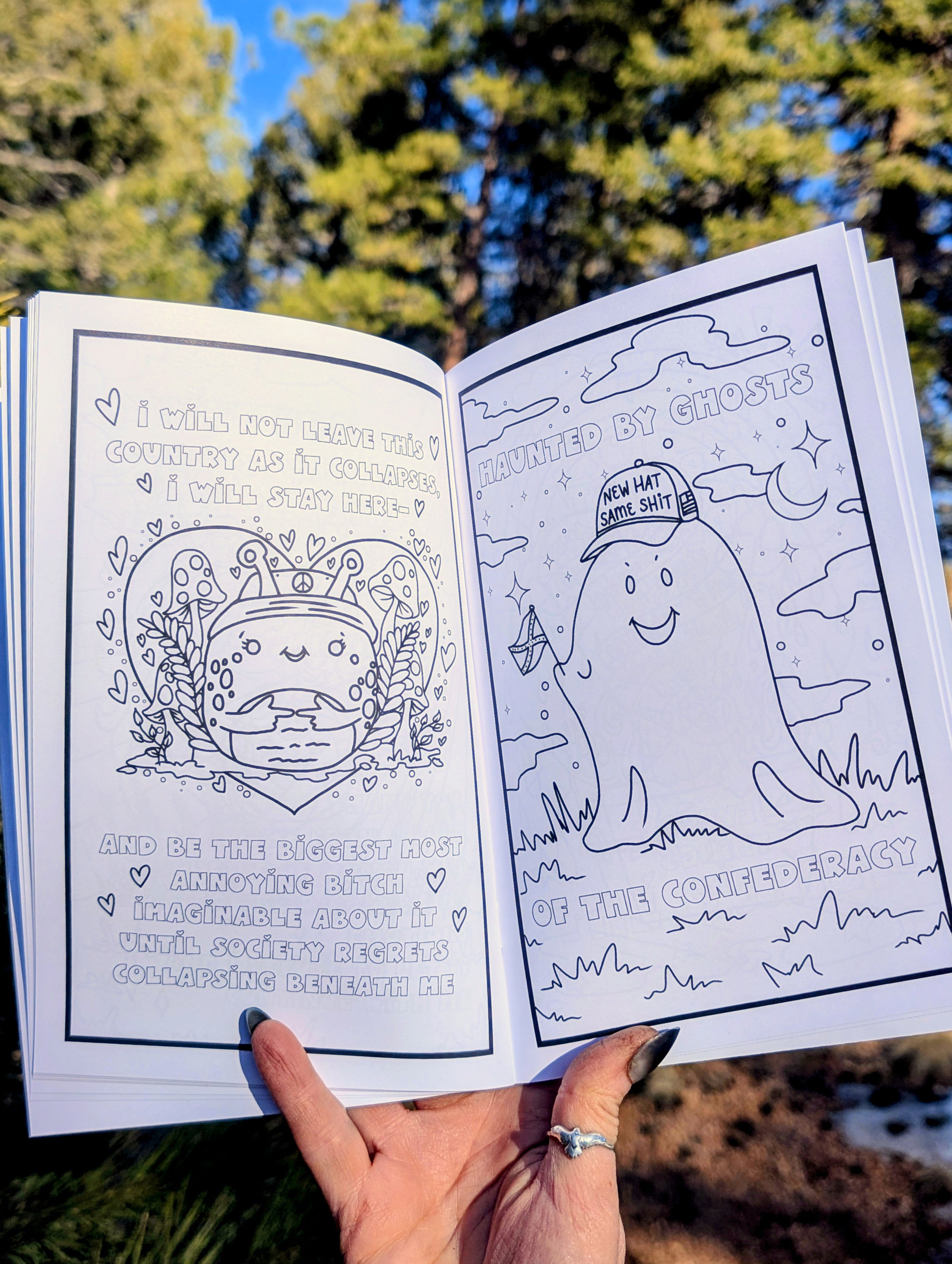 Anti-fascist Mini Coloring Book for RLS