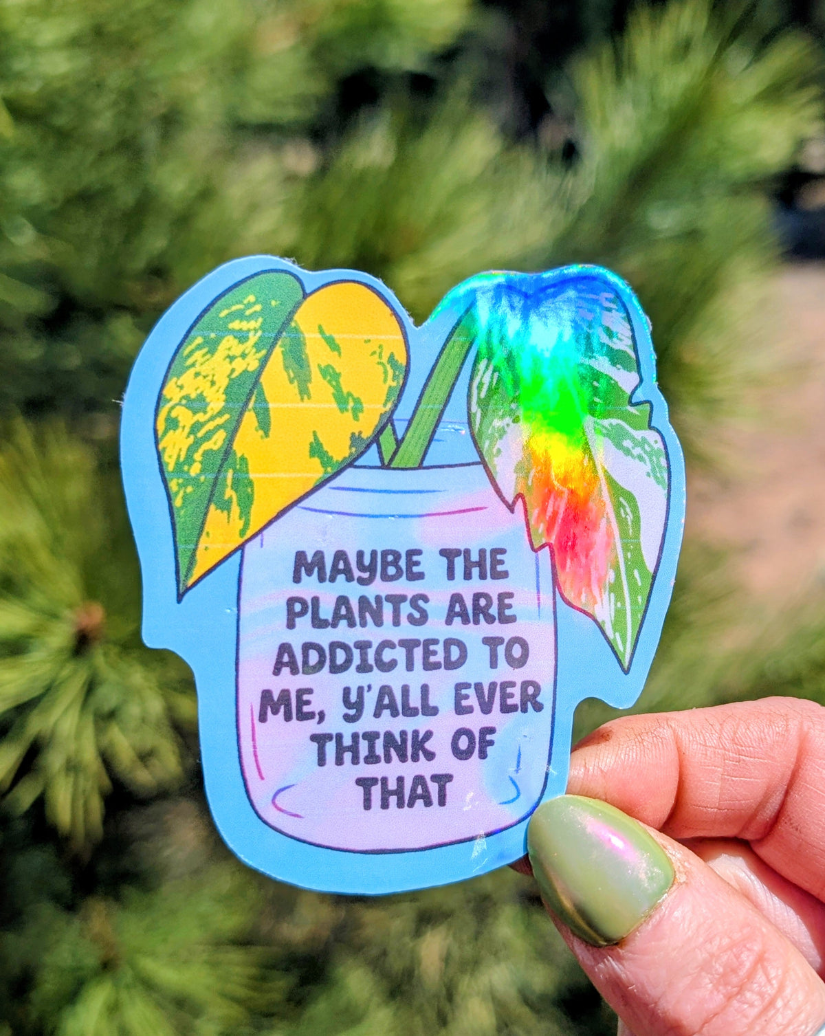 Plant Mom Vinyl Sticker