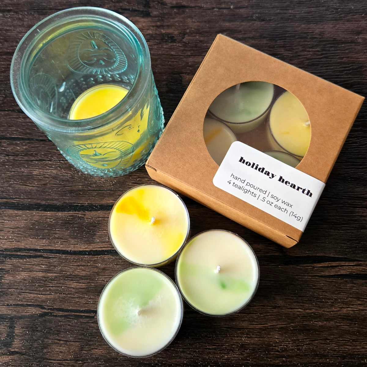 Holiday Hearth Tealight Candles