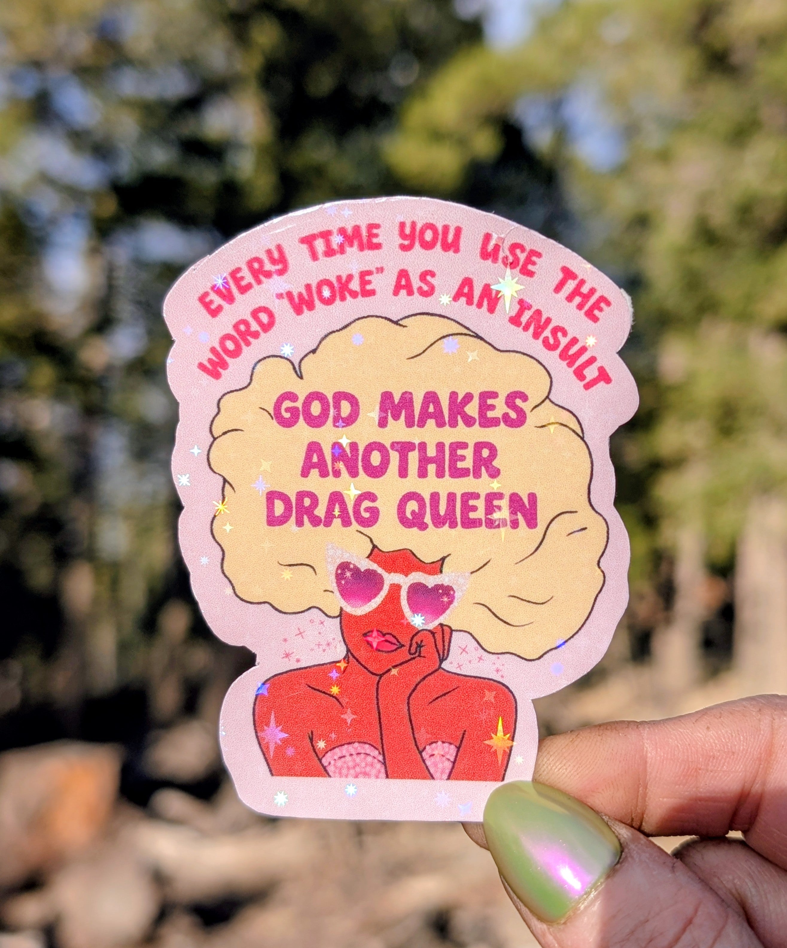 Drag Queen Vinyl Sticker