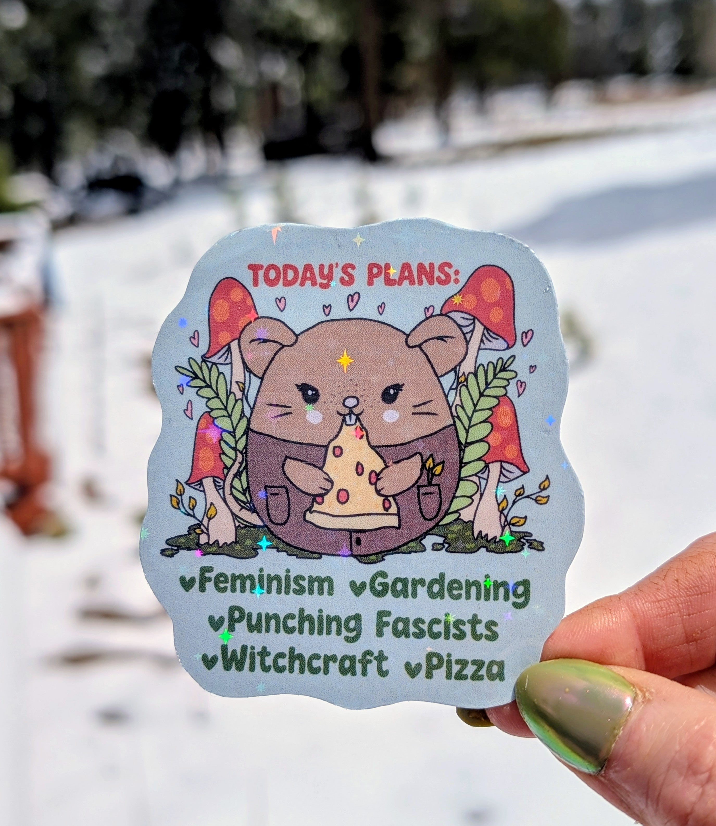 Smash the Patriarchy Inspirational Feminist Vinyl Sticker