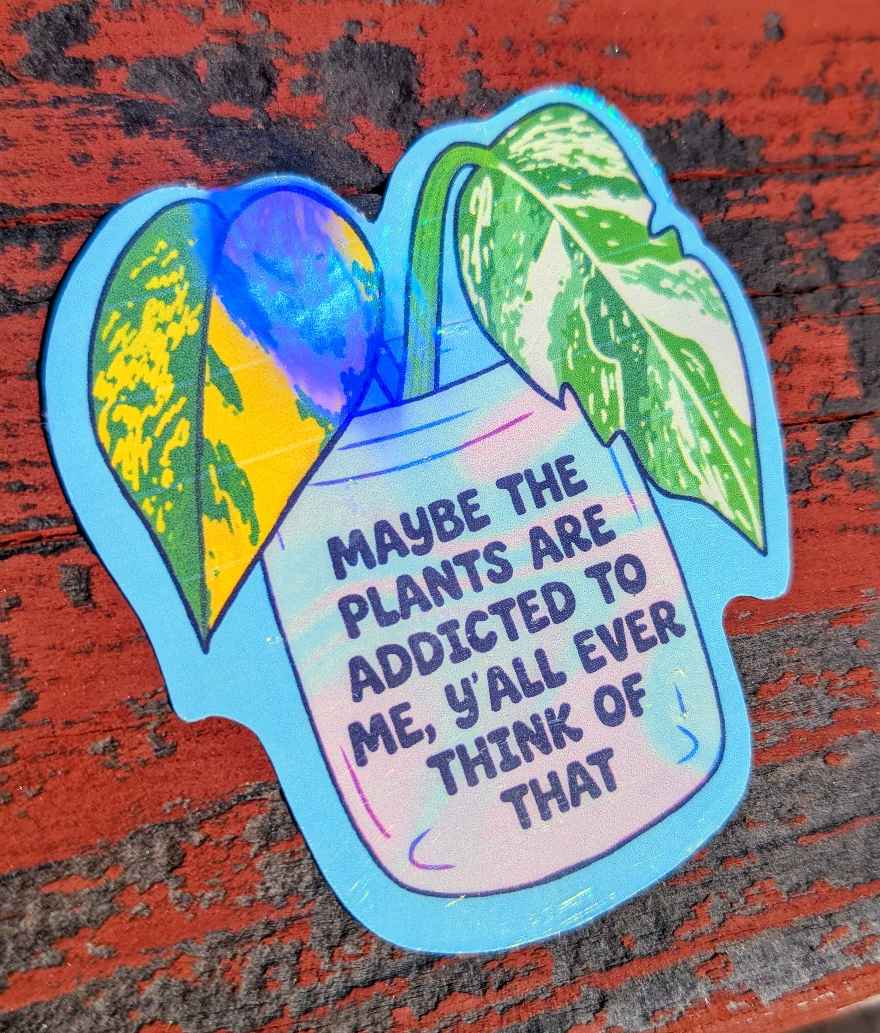 Plant Mom Vinyl Sticker
