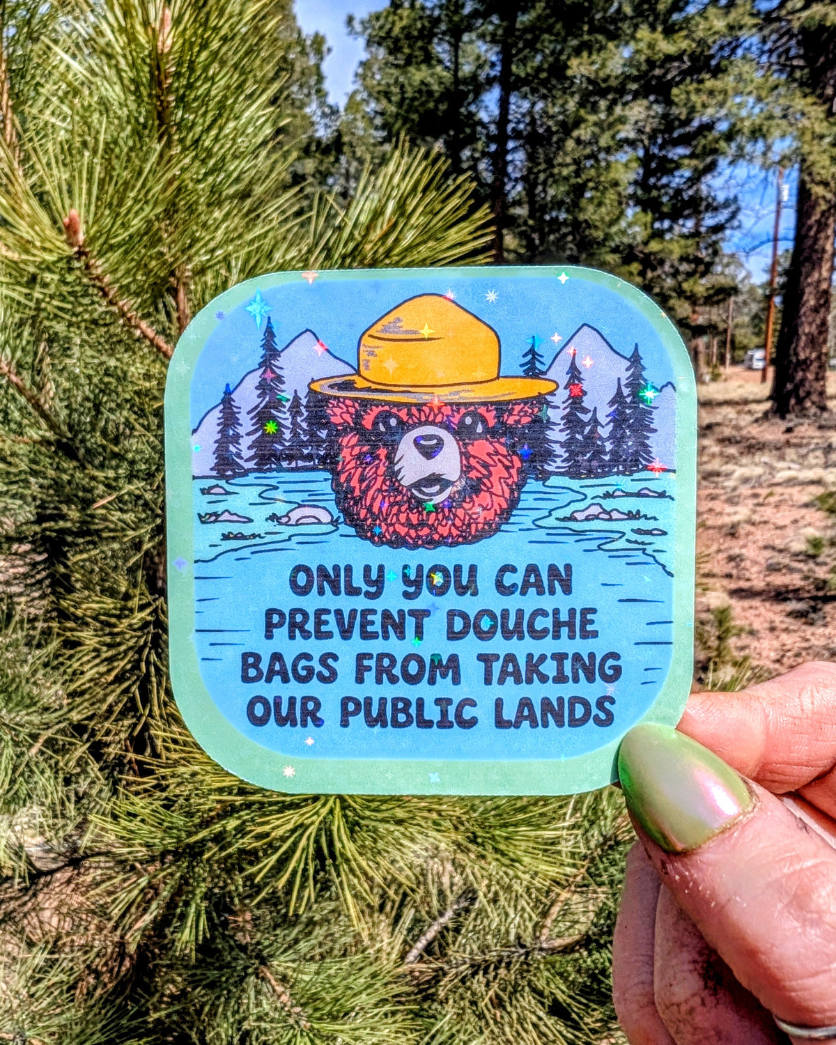 Conservation Earth Friendly Inspirational Feminist Vinyl Sticker