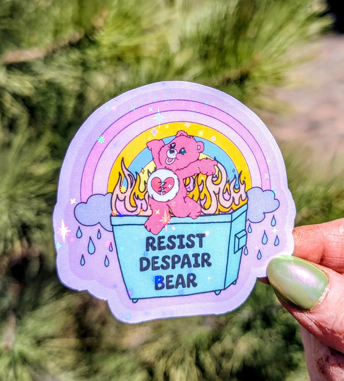 Anti-fascist Feminist Vinyl Sticker