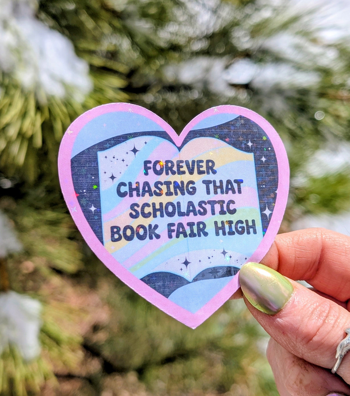 Book Fair Feminist Vinyl Sticker