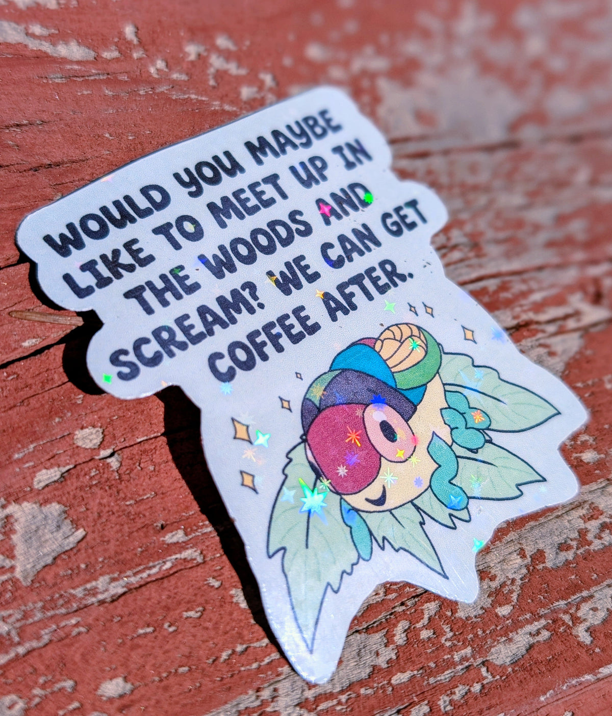 Feminist Coffee Witch Vinyl Sticker