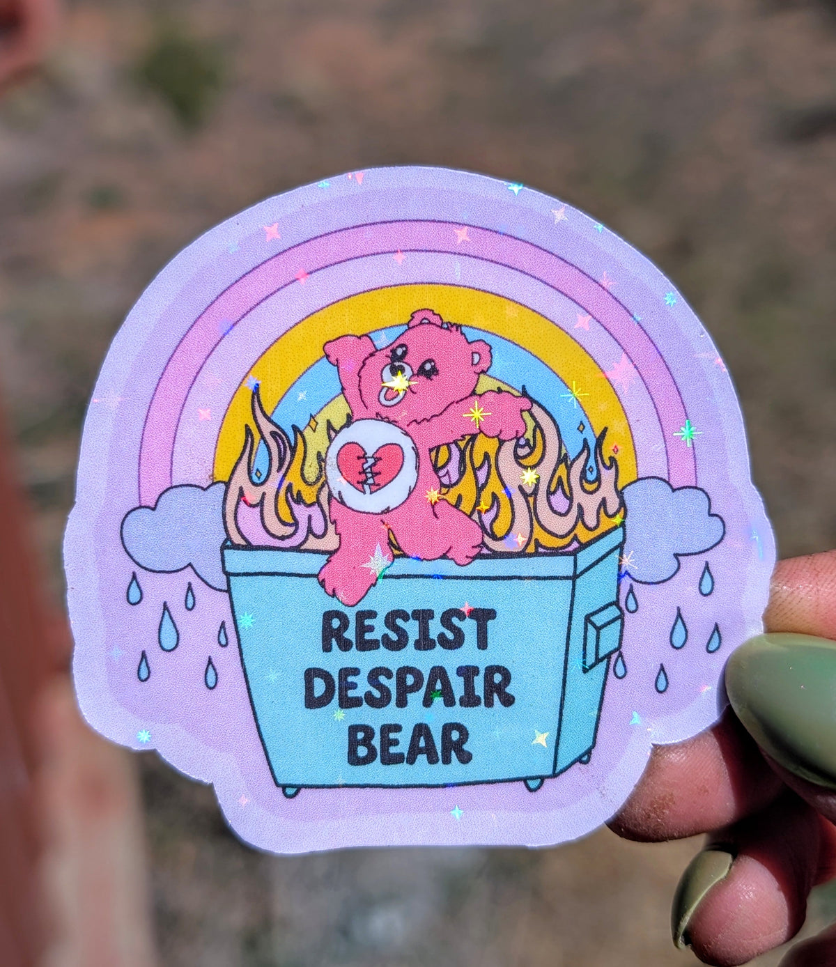 Anti-fascist Feminist Vinyl Sticker