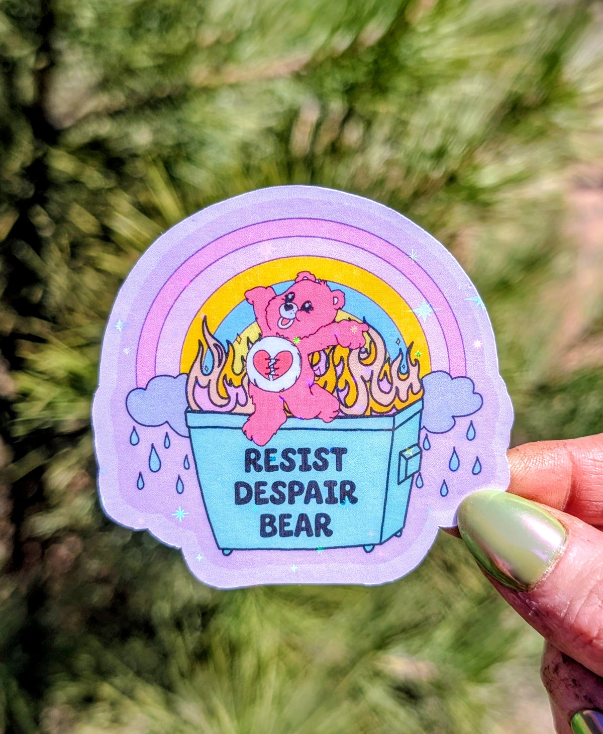 Anti-fascist Feminist Vinyl Sticker