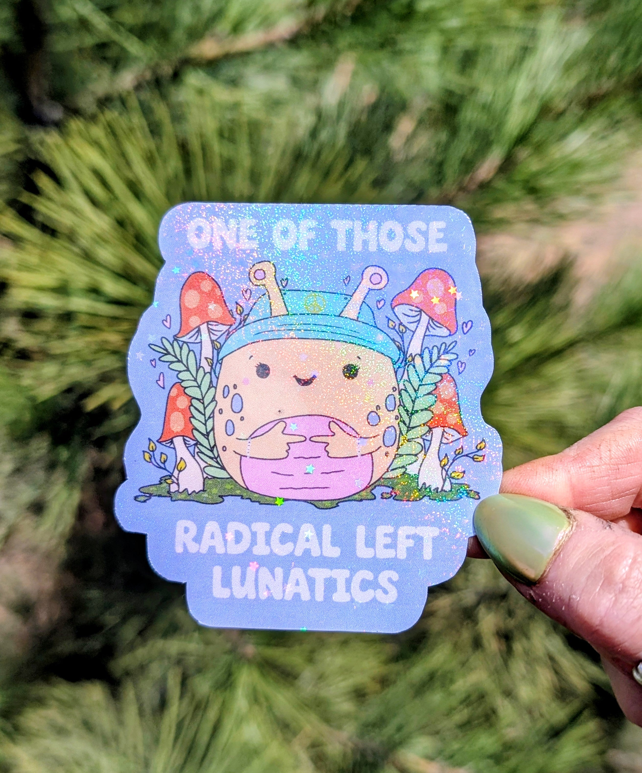 Anti Fascist RLS Inspirational Feminist Vinyl Sticker