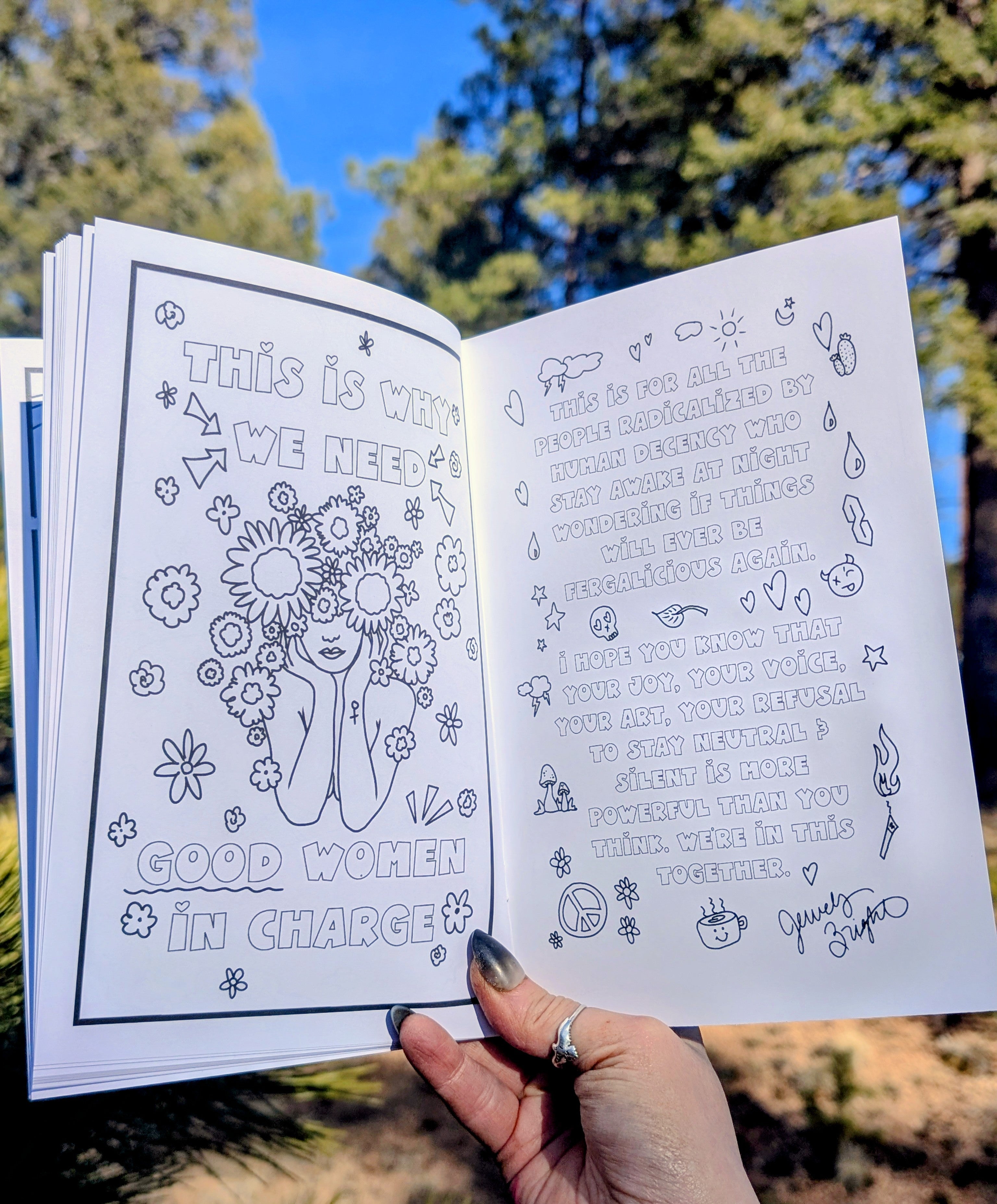 Anti-fascist Mini Coloring Book for RLS