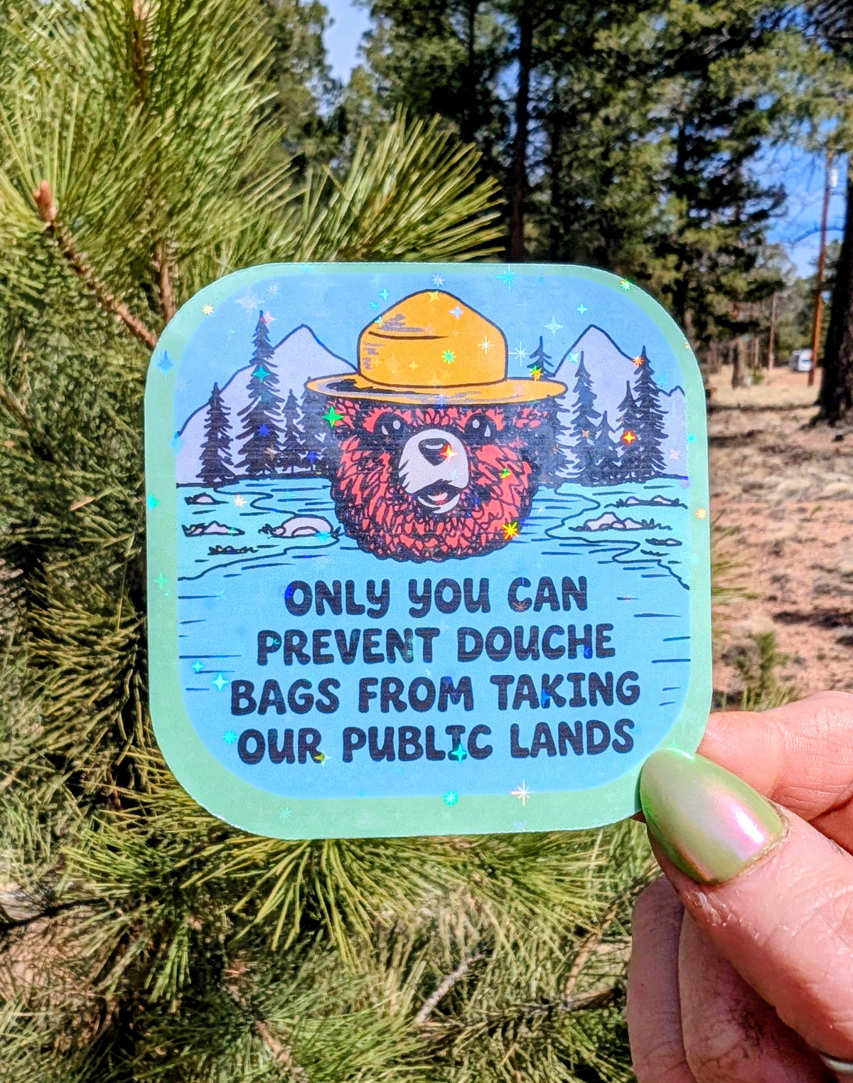 Conservation Earth Friendly Inspirational Feminist Vinyl Sticker