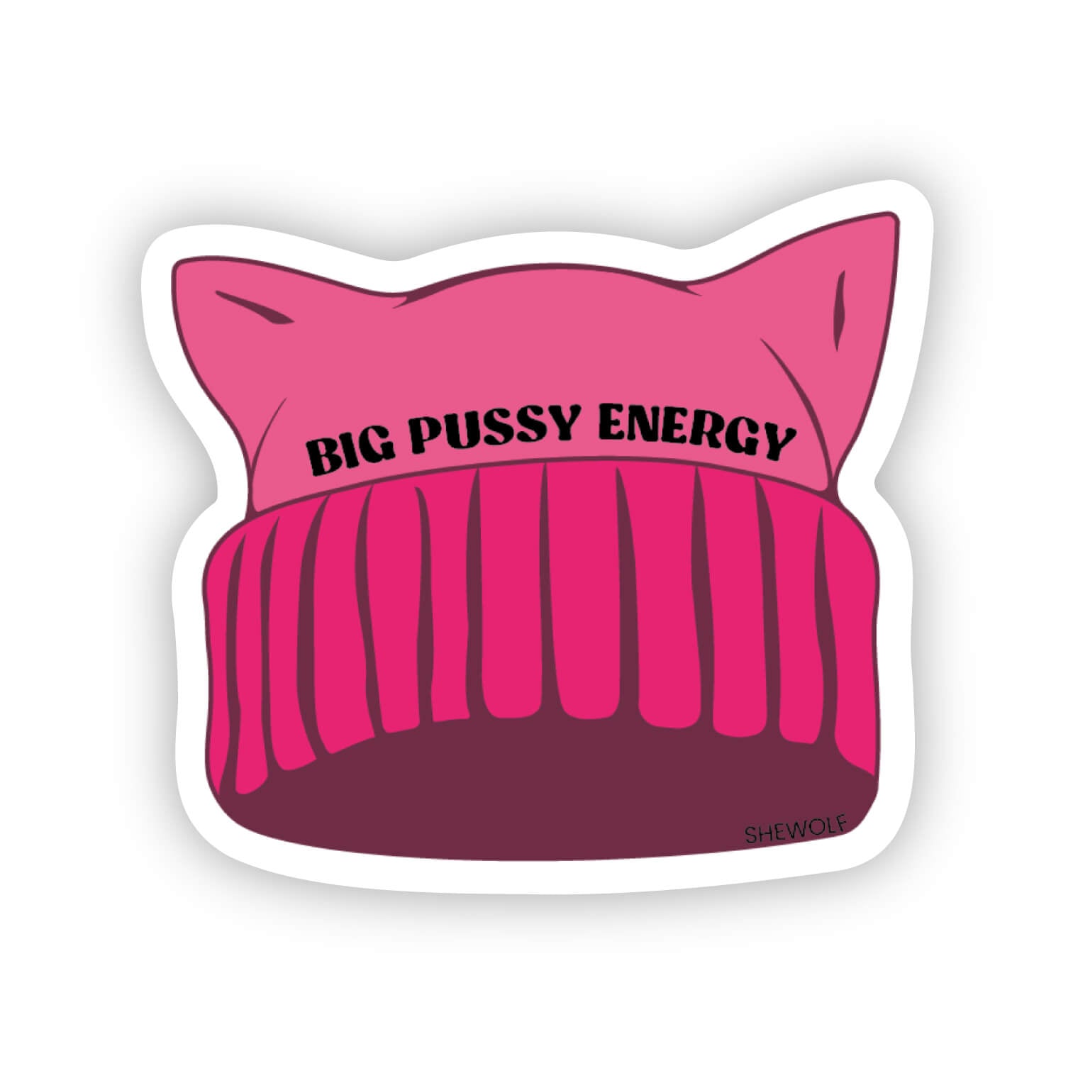 BPE Pussy Hat Sticker