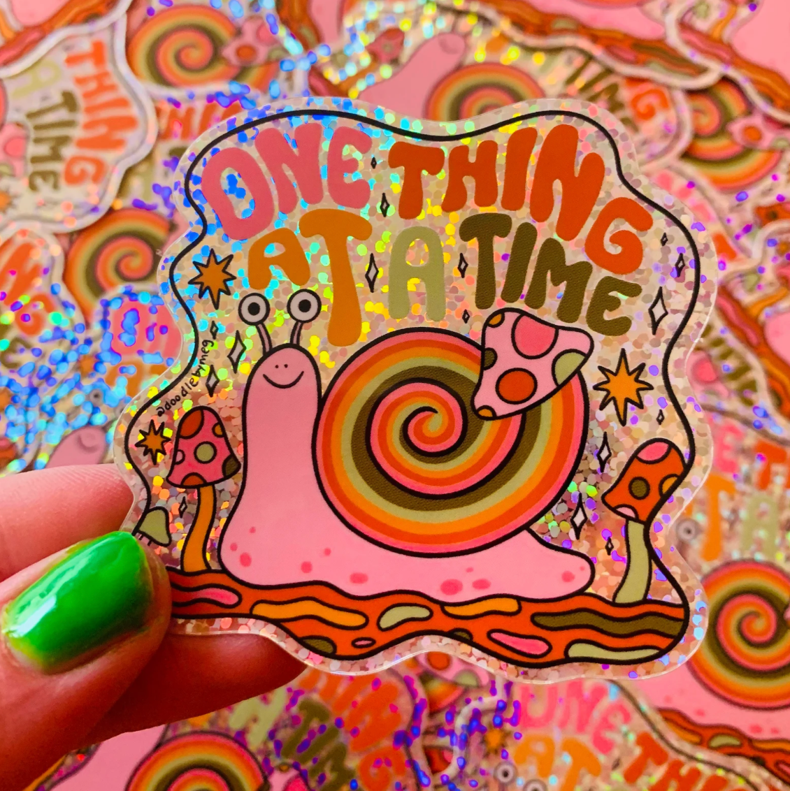 One Thing at a Time Sticker