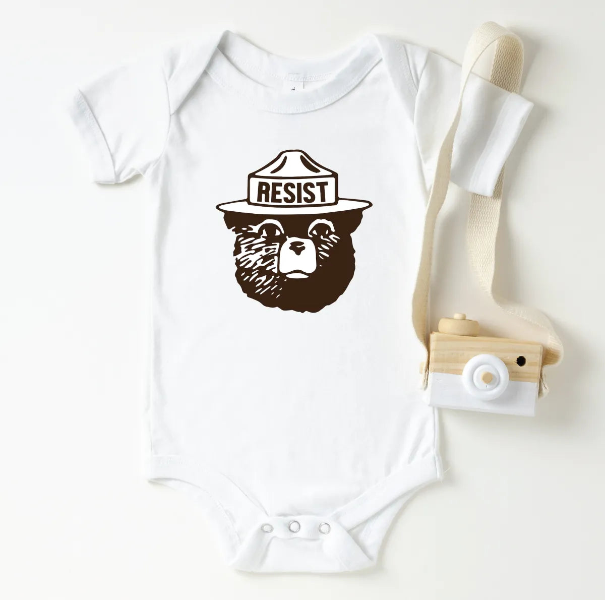 Resist Bear Baby Bodysuit - Resistance Nation