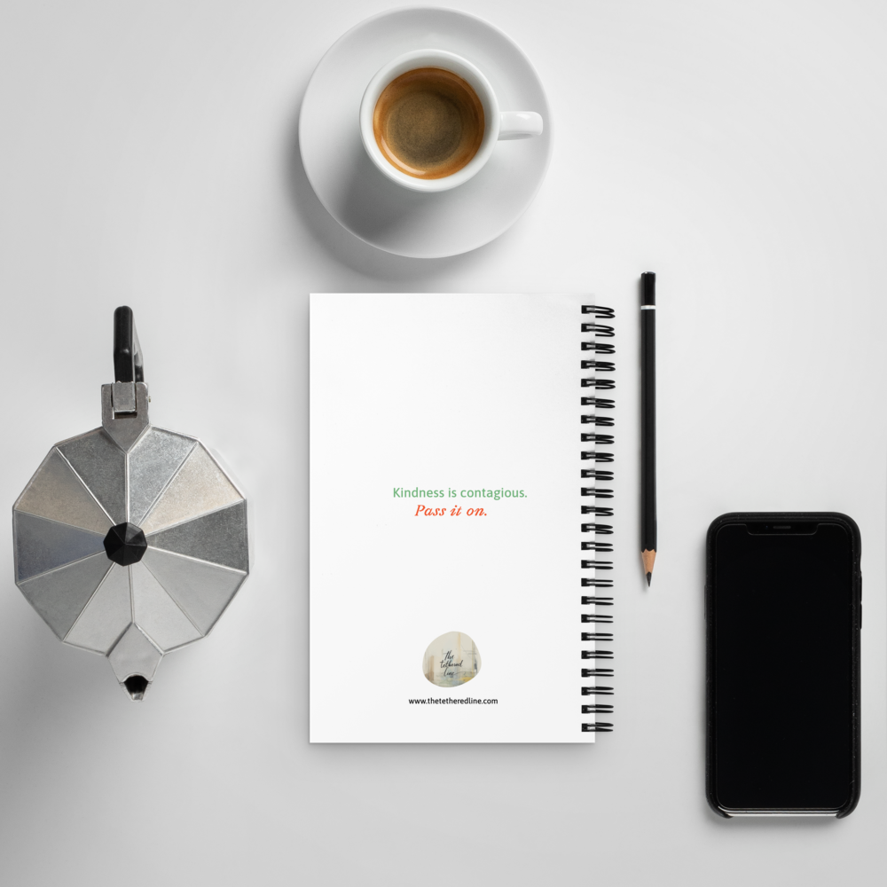 Spiral Notebook - "Kind Vibes Only"