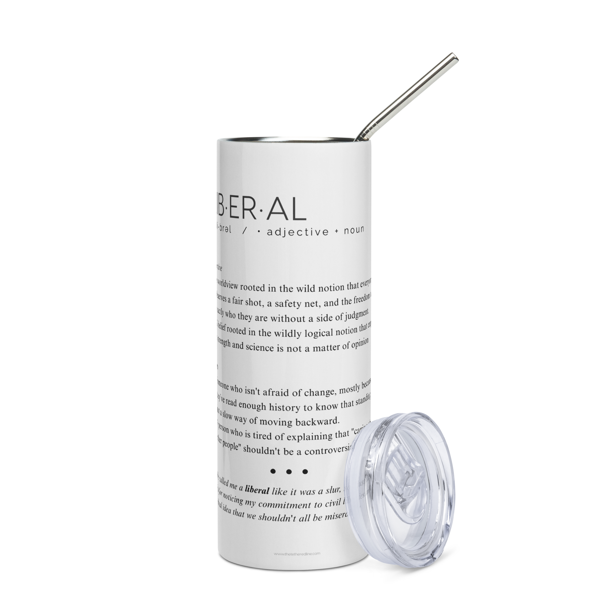 Stainless Steel Tumbler - LIBERAL — Defined: Terms for Our Time