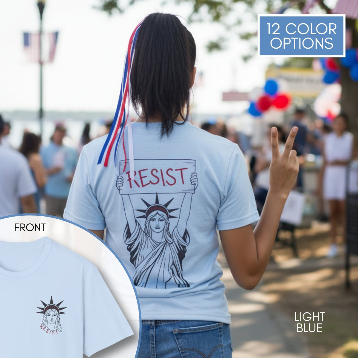 statue-of-liberty-resist-unisex-tee-feminist-political-activist-tshirt-patriotic-resistance-hand-drawn-art-lady-liberty-independence-day-apparel-light-blue-2