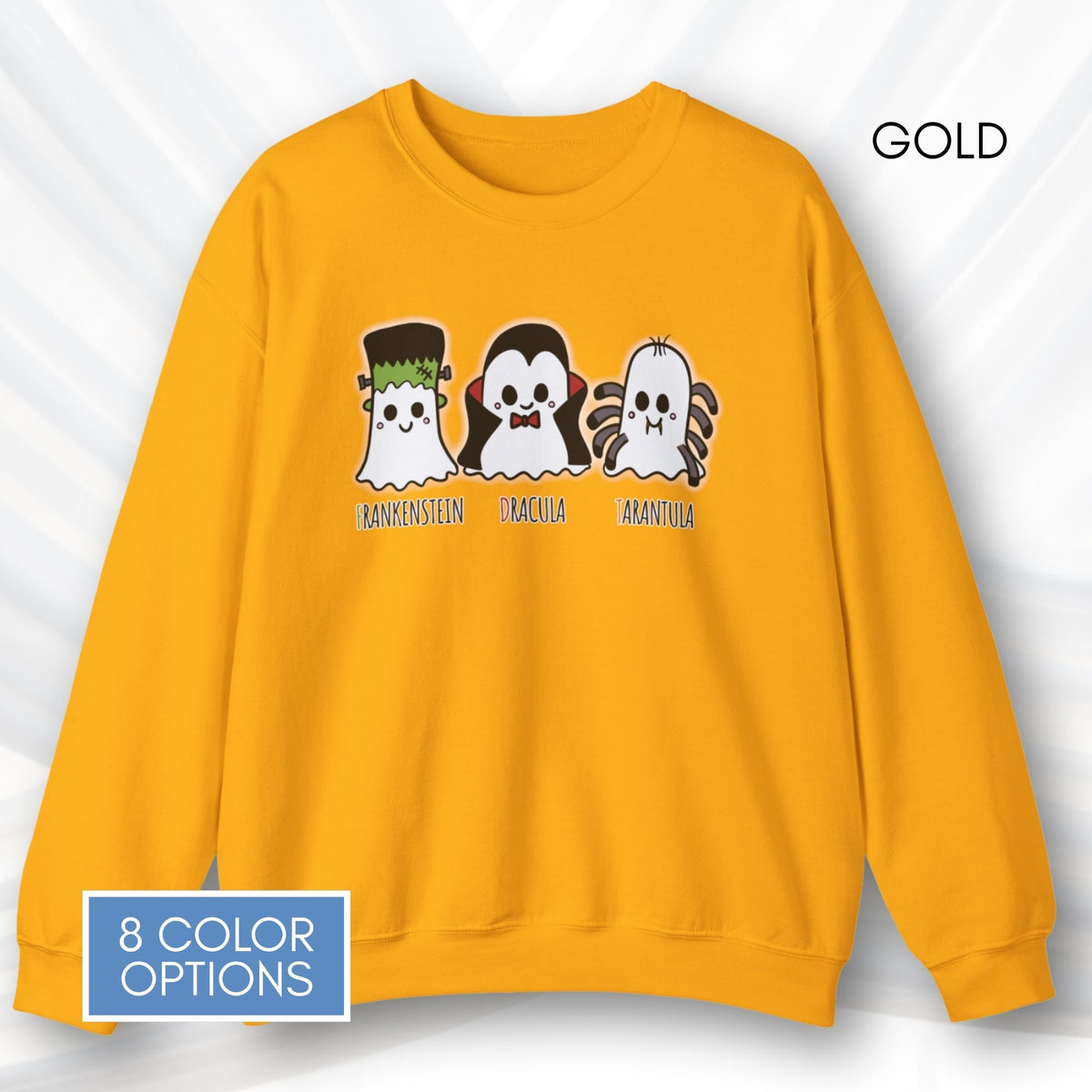 subtle-fdt-ghosts-halloween-sweatshirt-frankenstein-dracula-tarantula-graphic-top-anti-trump-shirt-political-apparel-gold