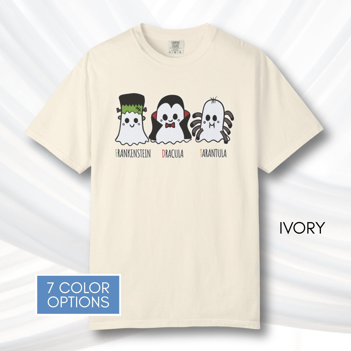 subtle-fdt-ghosts-halloween-tshirt-frankenstein-dracula-tarantula-graphic-tee-ivory