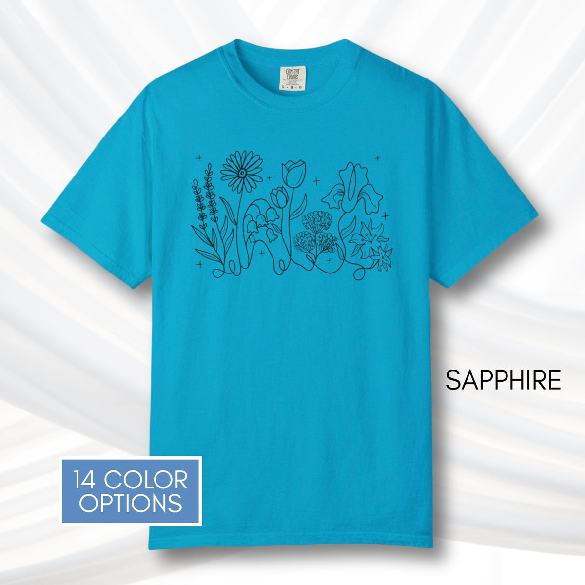 subtle-lgbtq-whimsical-flowers-unisex-tee-queer-ally-floral-t-shirt-hand-drawn-art-sapphire