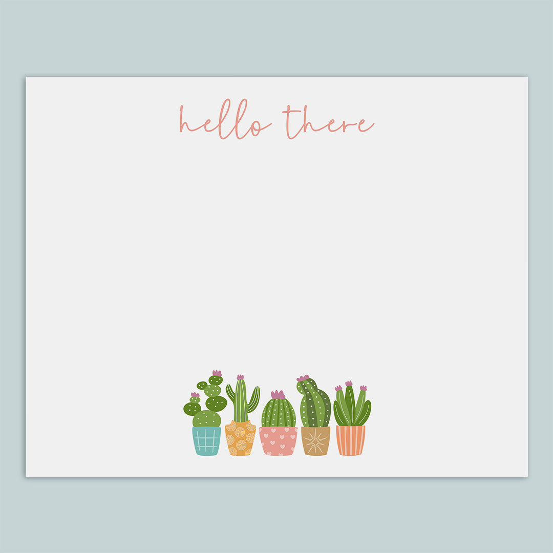 Succulents Flat Note Cards for Plant Lovers - Box of 12