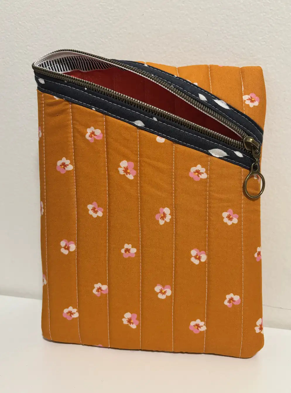 Quilted Diagonal Zip Tablet Sleeve