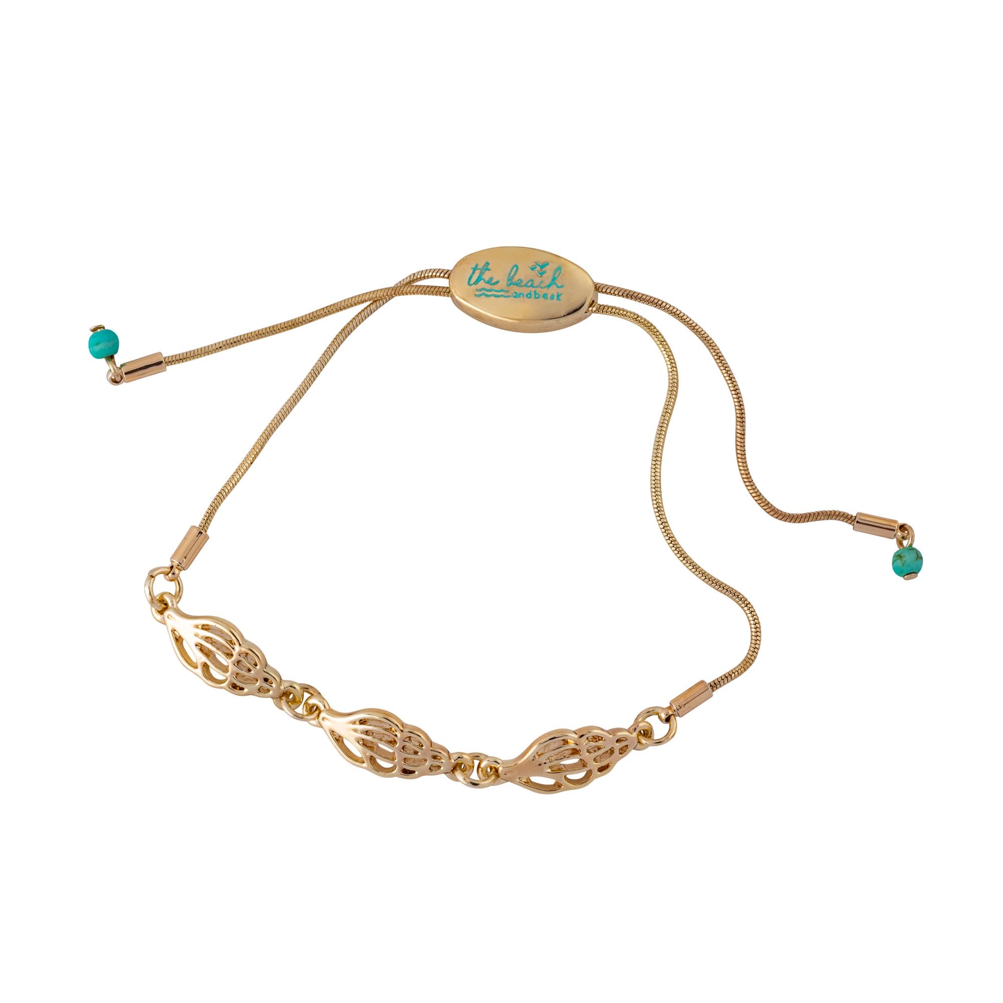marco island collection triple tulip shell adjustable bracelet