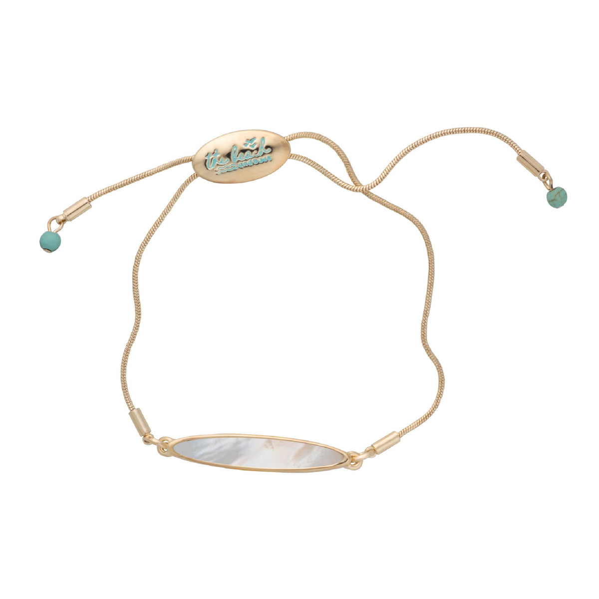 lavallette long board bracelet mother of pearl