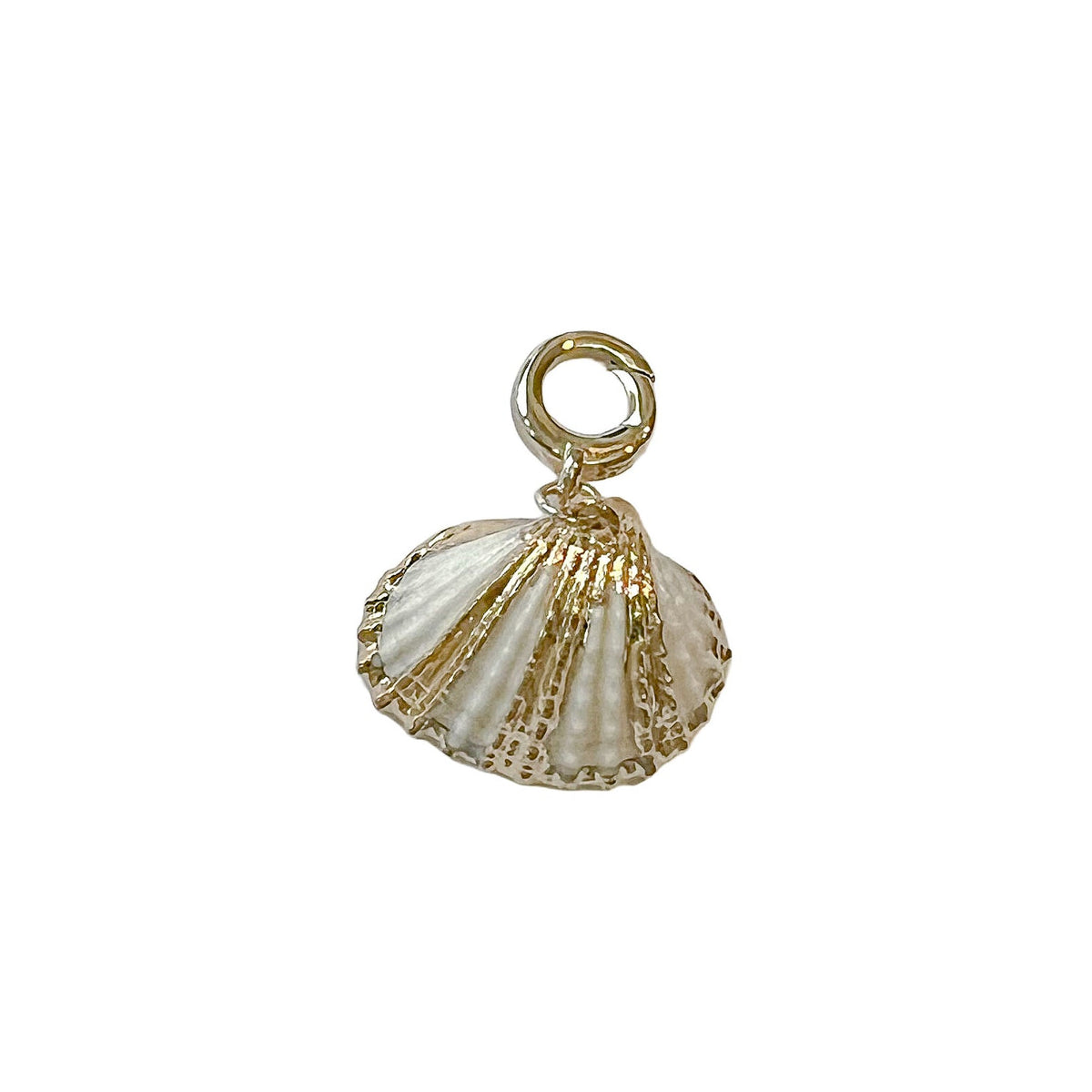 charleston white gold stripe shell
